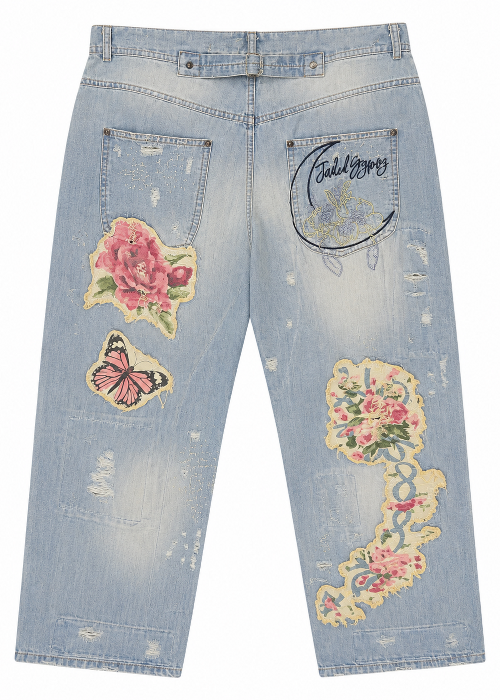 Jaded Gypsy Clothing Peace & Love Jeans Floral Garden PREORDER AUG/SEPT 26