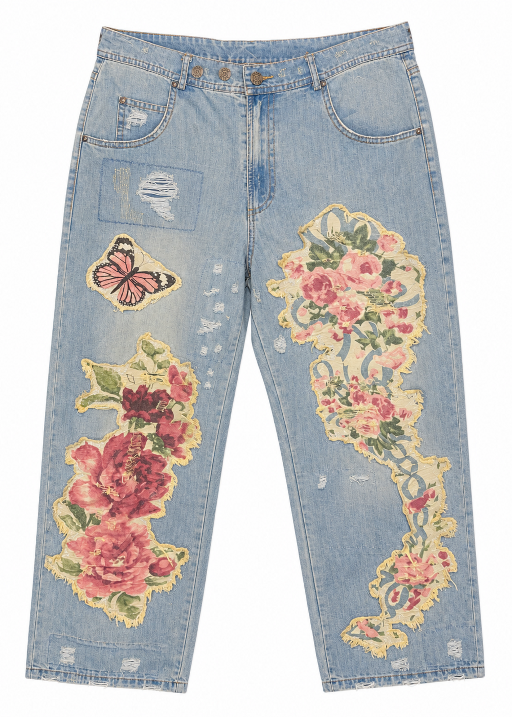 Jaded Gypsy Clothing Peace & Love Jeans Floral Garden PREORDER AUG/SEPT 26