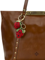 Patricia Nash Designs Raffia Strawberry Bag Charm