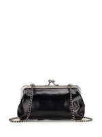Patricia Nash Designs Mini Potenaz Chain Crossbody Kisslock Vintage Distressed Leather