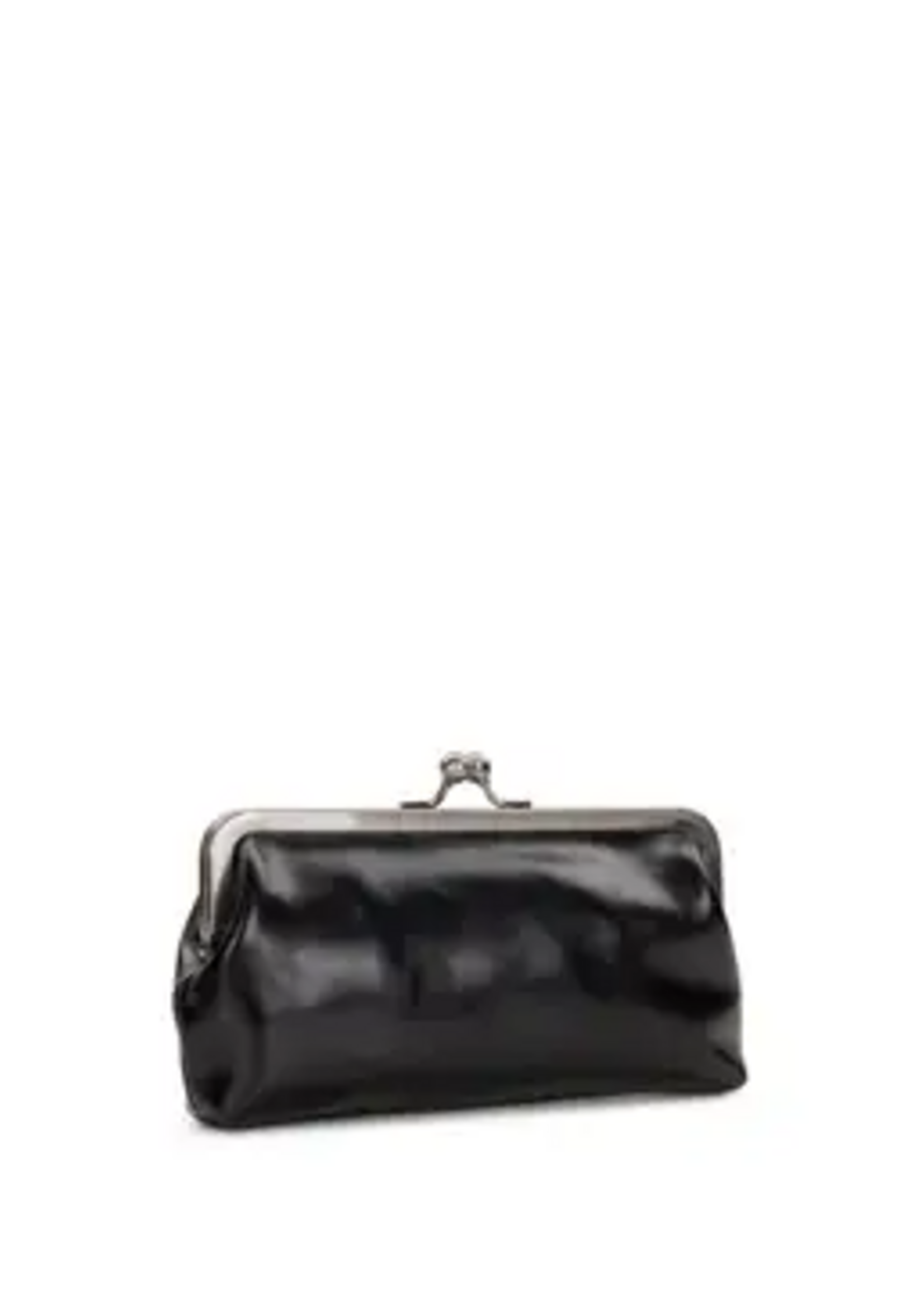 Patricia Nash Designs Mini Potenaz Chain Crossbody Kisslock Vintage Distressed Leather