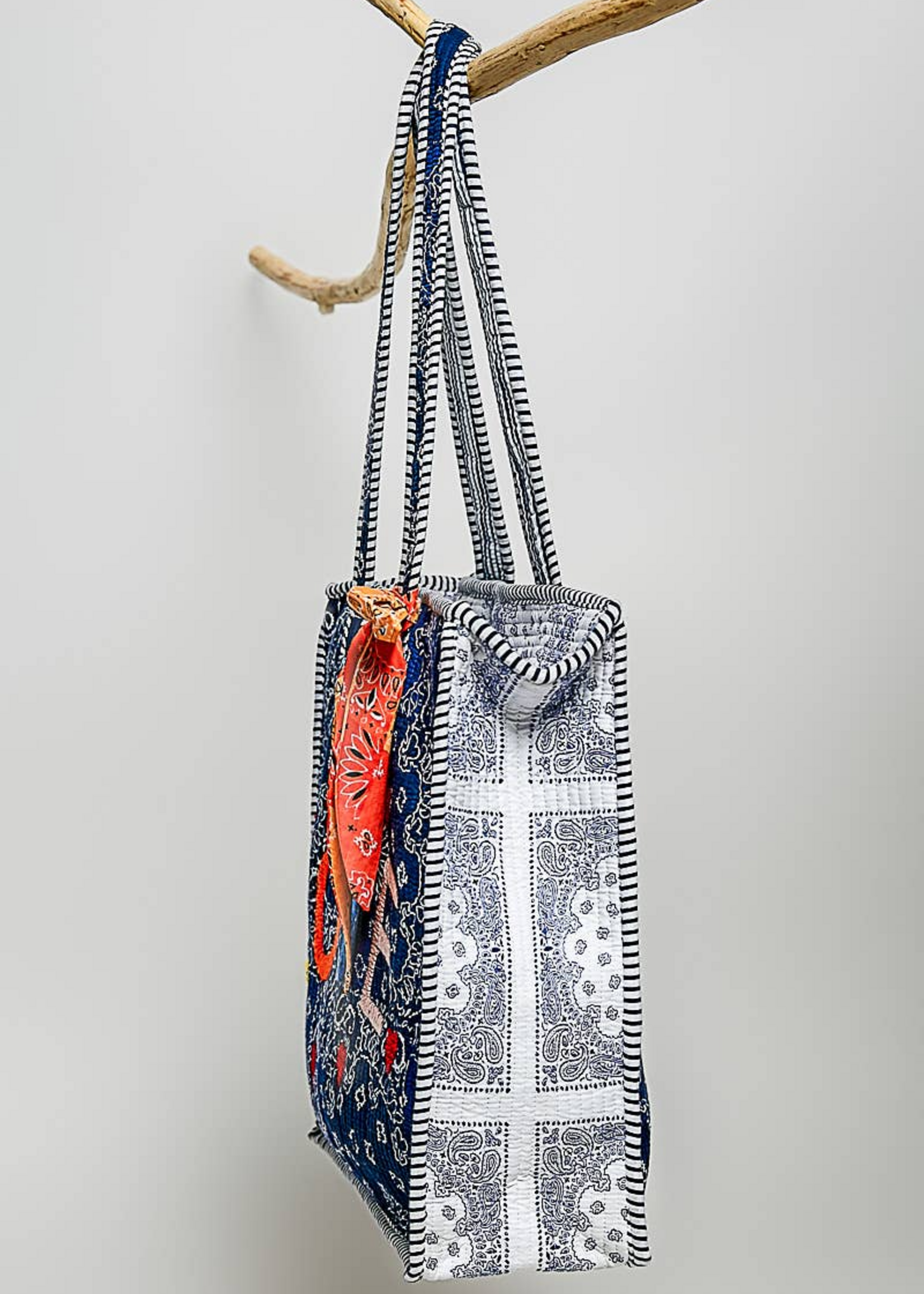 POL Love Bandana Quilted Tote Bag