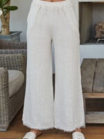Milio Milano Italian Linen Pant Beige