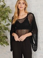 Milio Milano Crochet Layering Top One Size