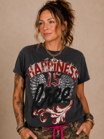 One24 Rags Happiness is Free Graphic Tee