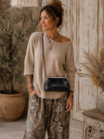 Patricia Nash Designs Mini Potenaz Chain Crossbody Kisslock Vintage Distressed Leather