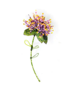 Trovelore Globe Amaranth Brooch Pin Handmade PREORDER