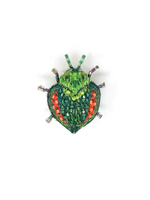 Trovelore Leaf Stolas Beetle Brooch Pin PREORDER