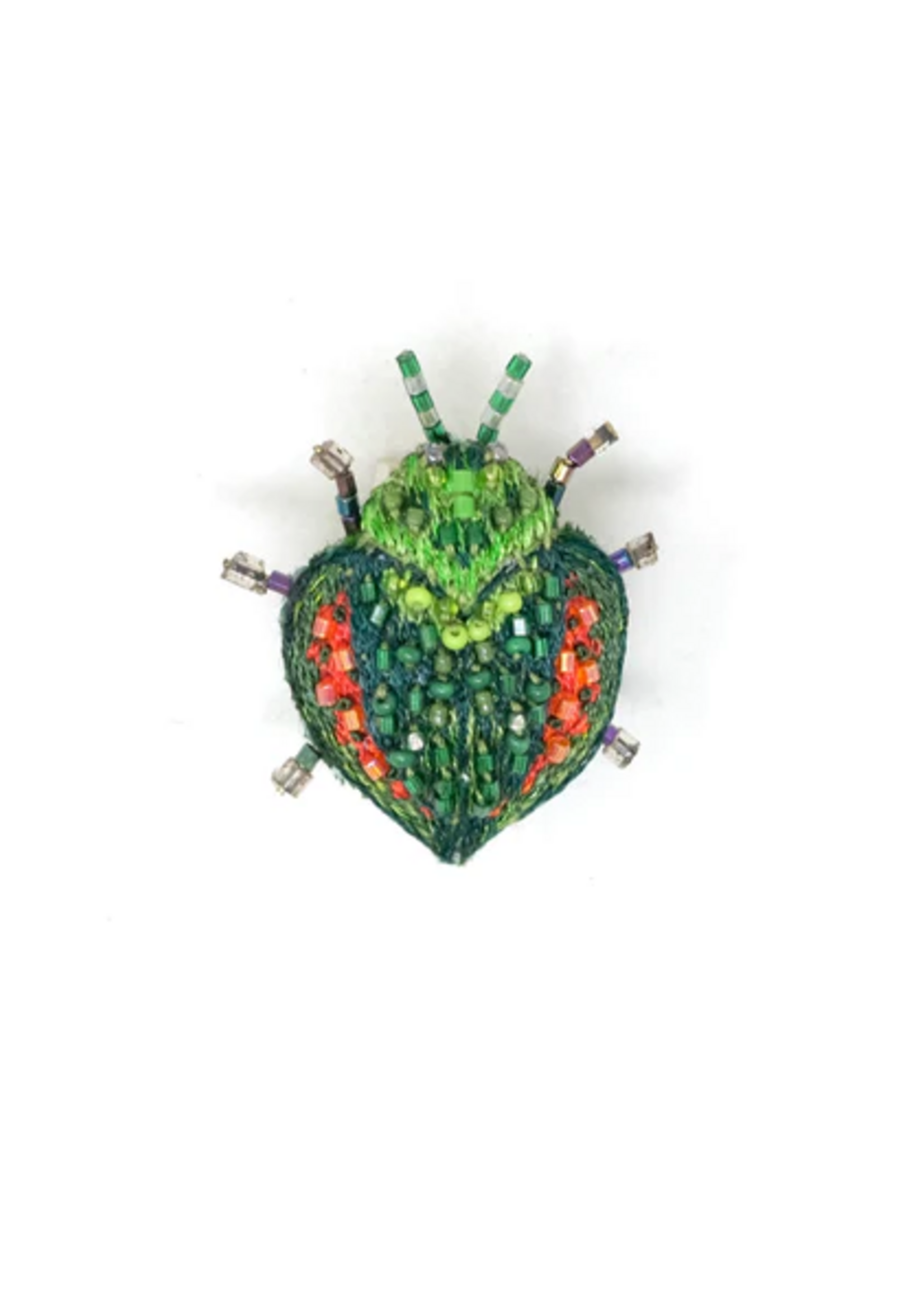 Trovelore Leaf Stolas Beetle Brooch Pin PREORDER