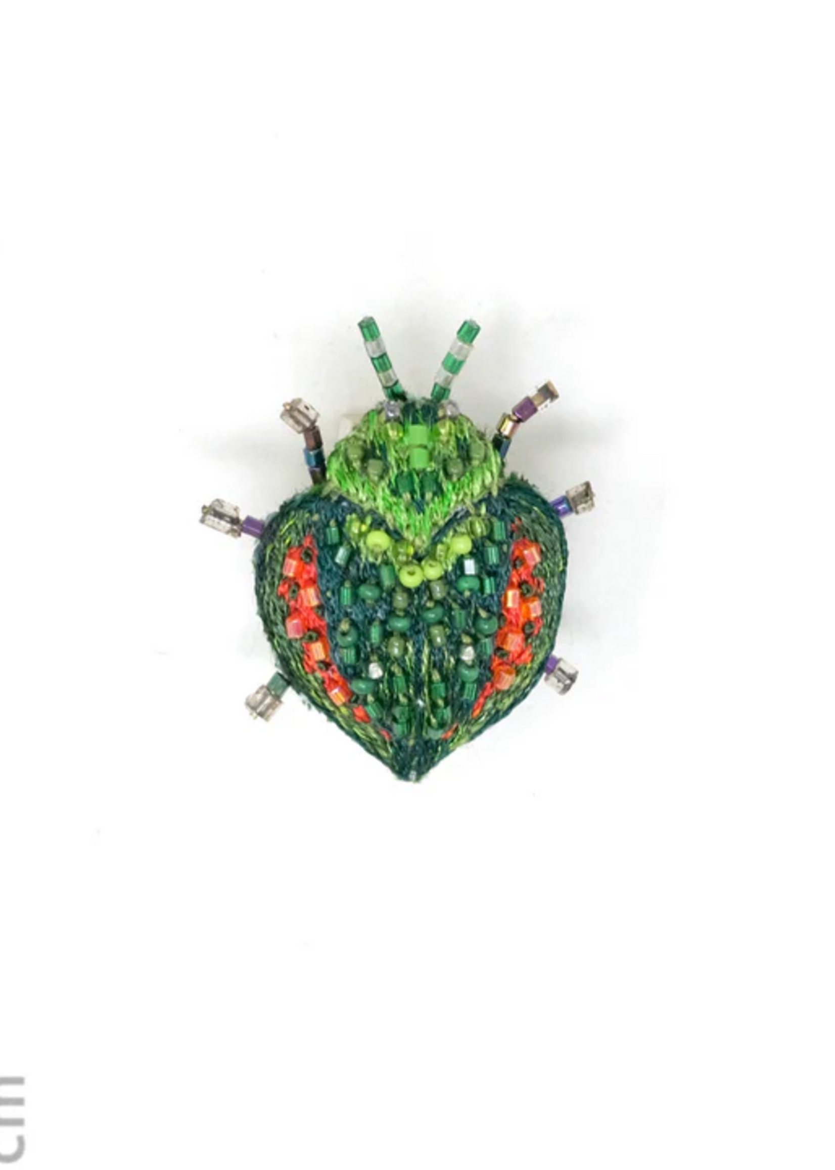 Trovelore Leaf Stolas Beetle Brooch Pin PREORDER