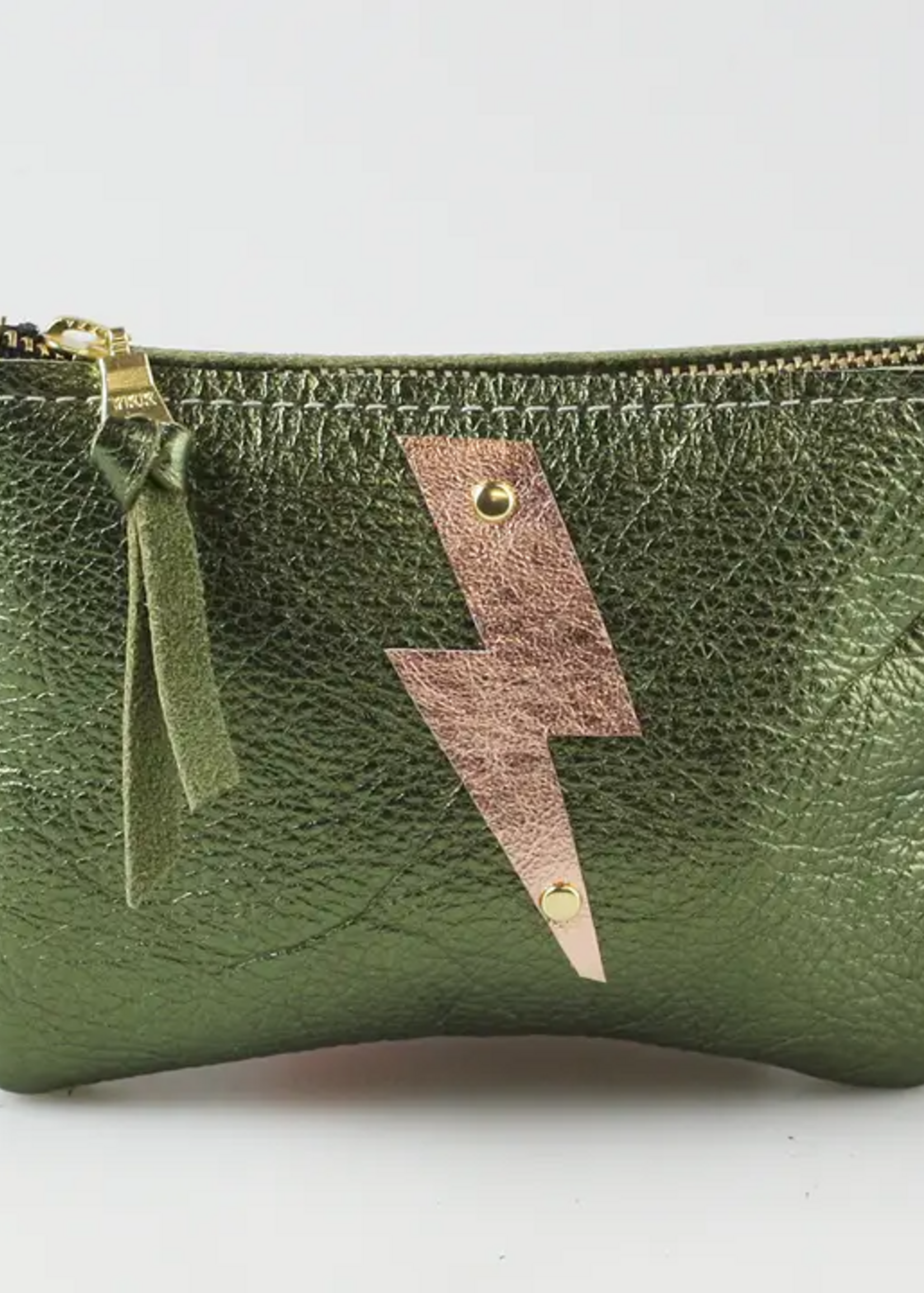 Zina Kao Lightening Bolt Coin Purse Keyring
