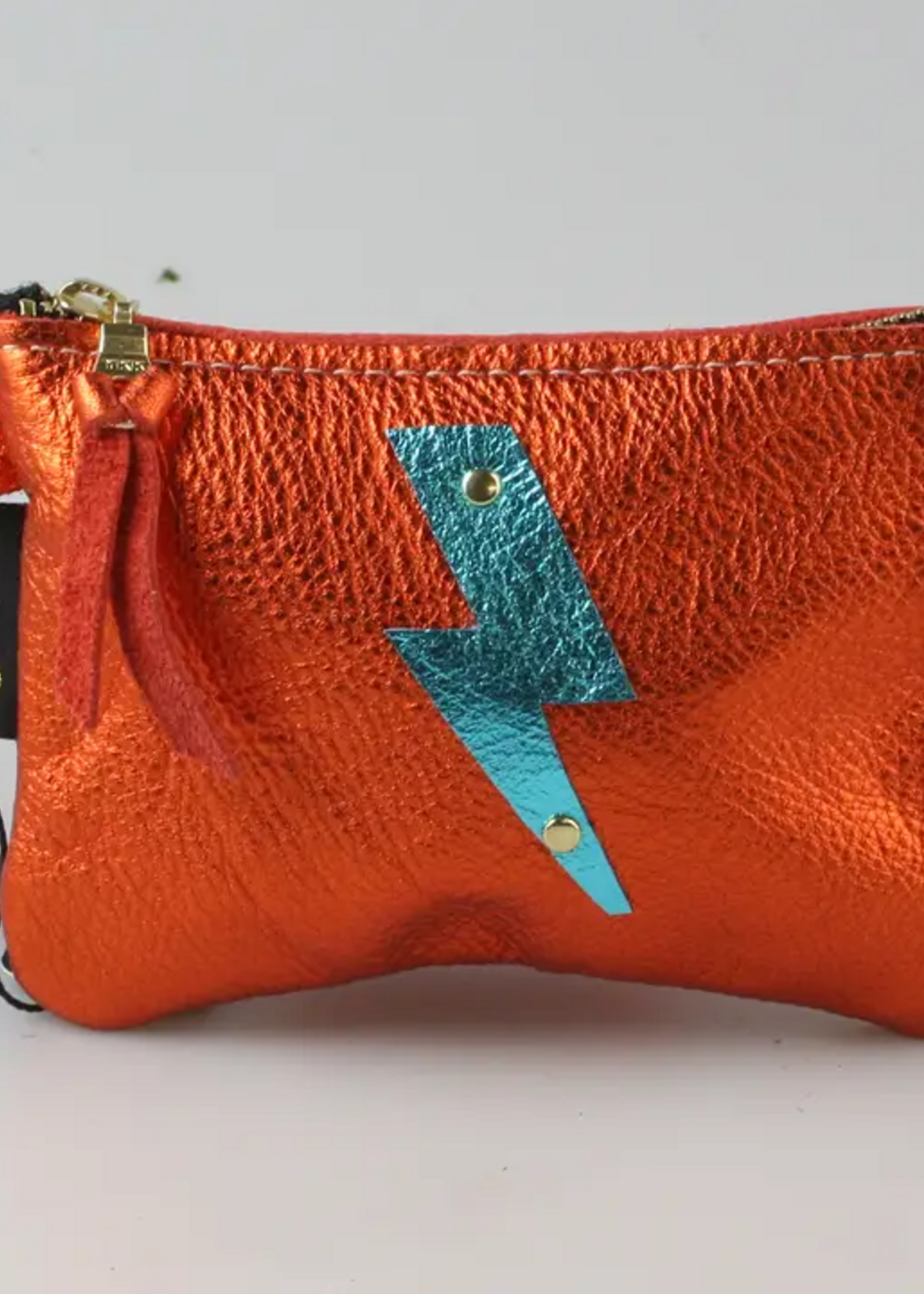 Zina Kao Lightening Bolt Coin Purse Keyring