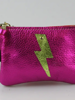Zina Kao Lightening Bolt Coin Purse Keyring