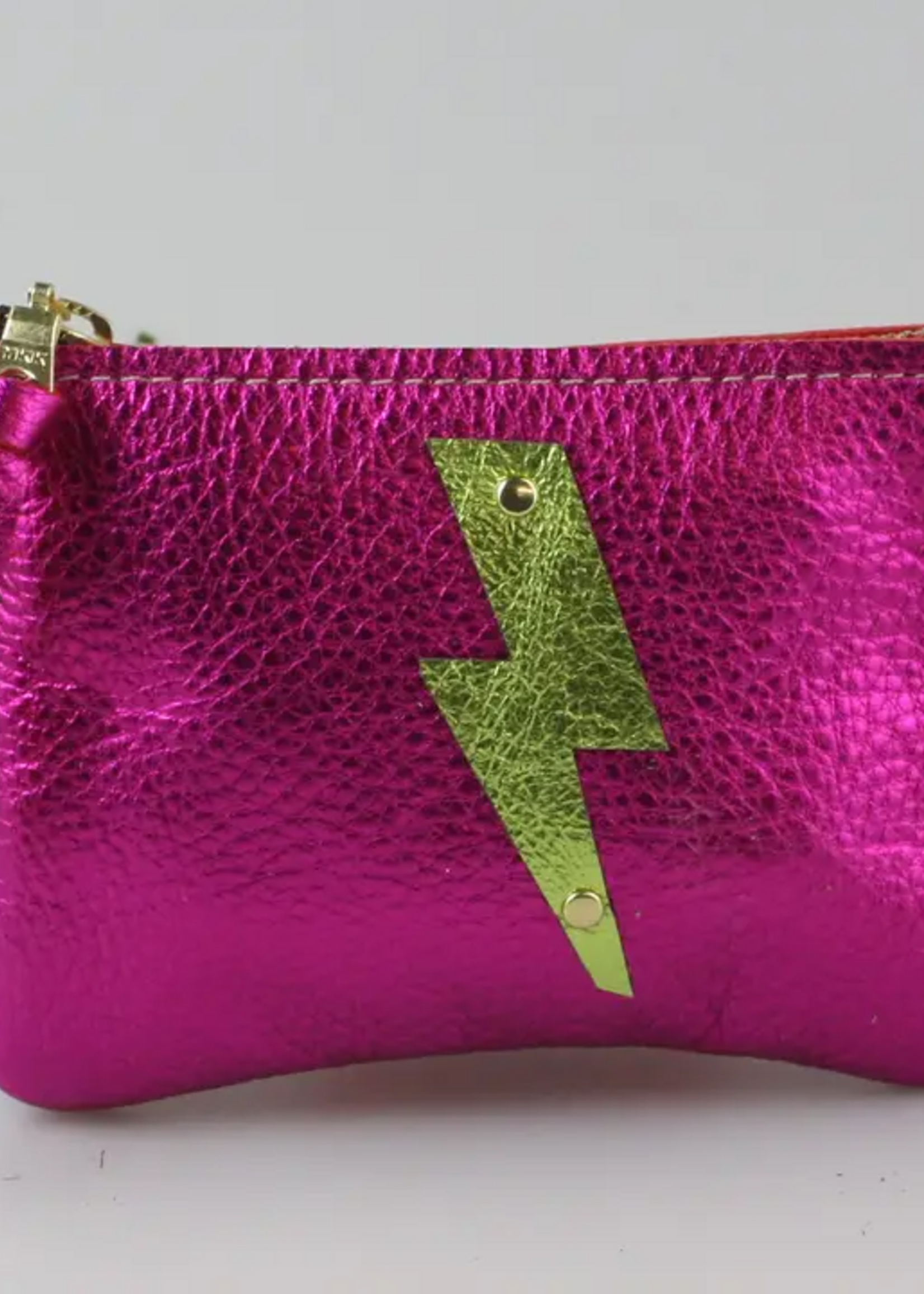 Zina Kao Lightening Bolt Coin Purse Keyring