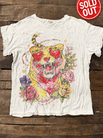 House of Jaded Gypsy Worn and Weathered Tee Tiger Love