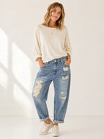 Jaded Gypsy Clothing Forever Love Jeans Medium Wash Distressed