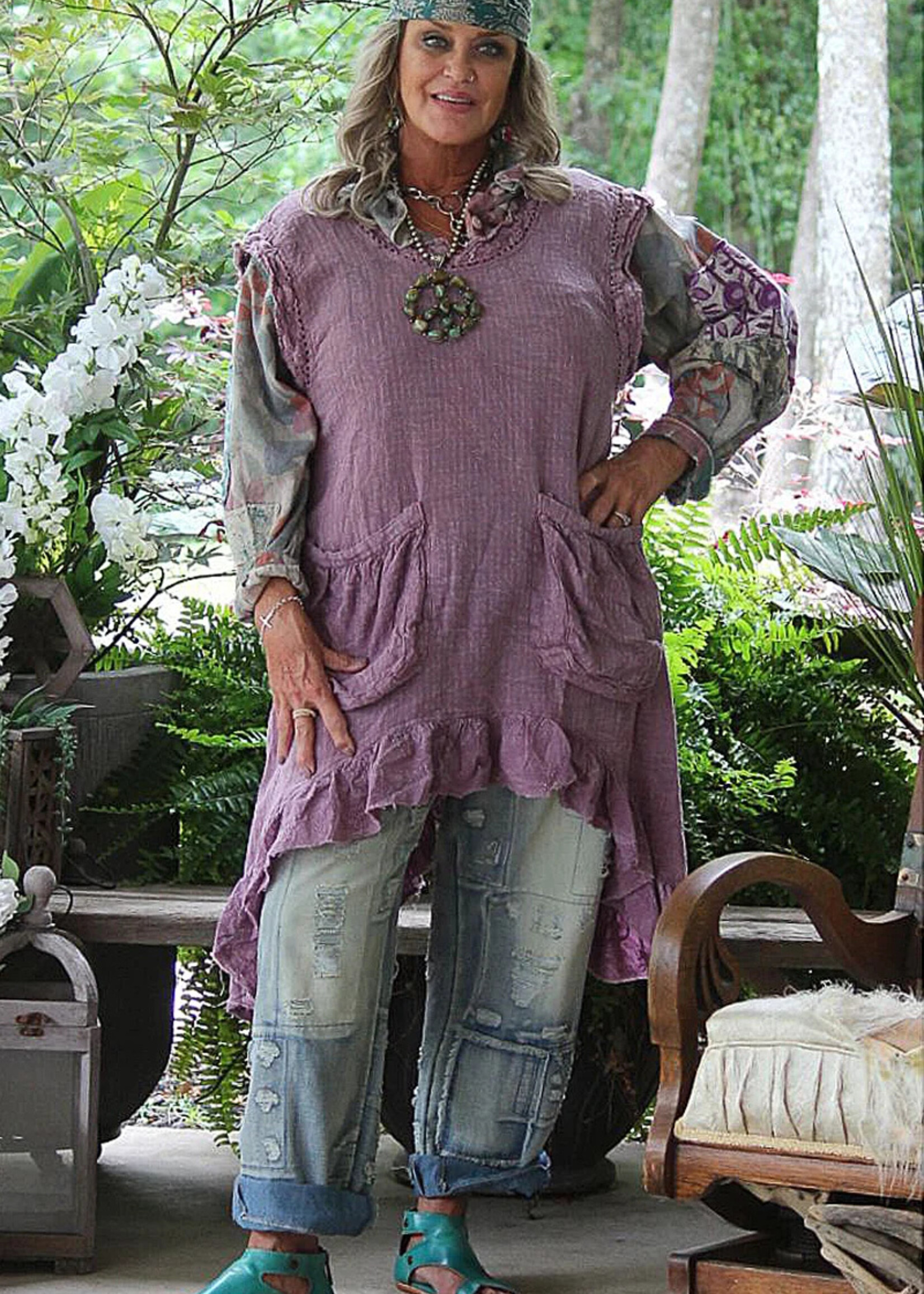 Jaded Gypsy Clothing Peace & Love Jeans Classic