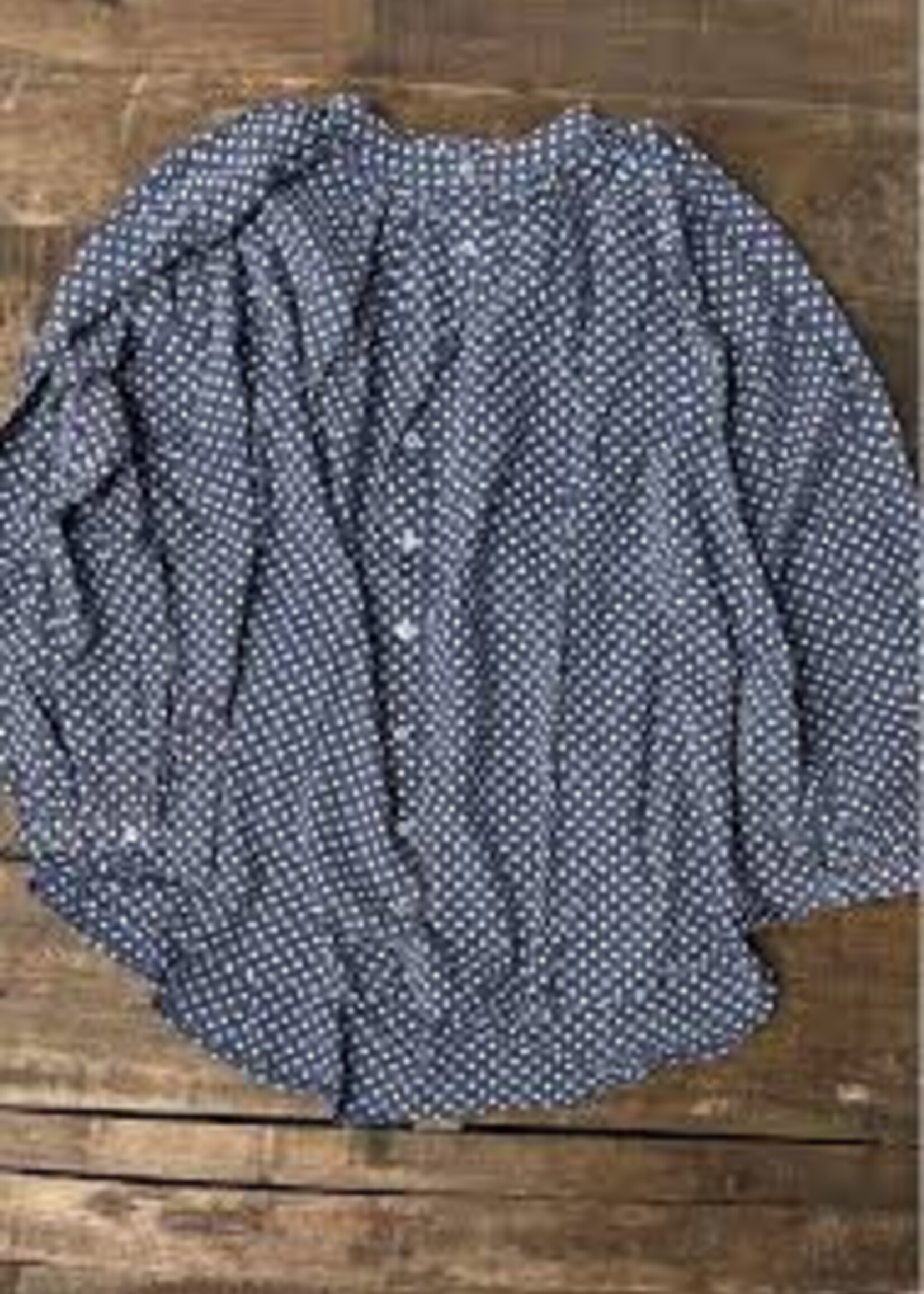 Jaded Gypsy Clothing Sweet Nothings Top Navy Dot One Size