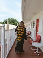 Happy Little Mother Motherhood Thug Life Reversible Duster