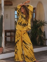 Happy Little Mother Lost & Found Tie Dye Bell Sleeve T-Shirt