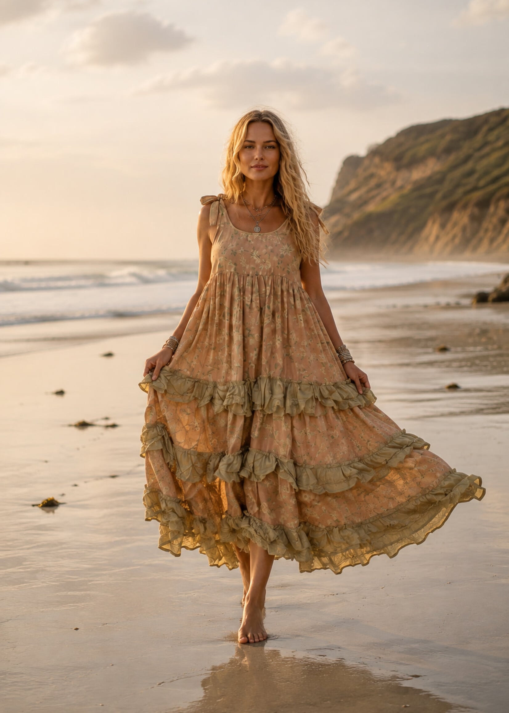 Jaded Gypsy Clothing Soft Horizons Dress One Size