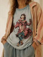 Jaded Gypsy Clothing Moon Dance Tee Joker of Love PREORDER