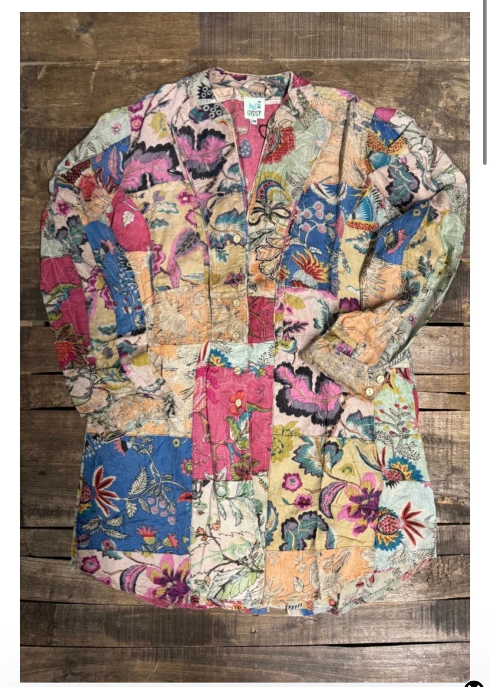 Jaded Gypsy Clothing Good Times Military Jacket - Floral