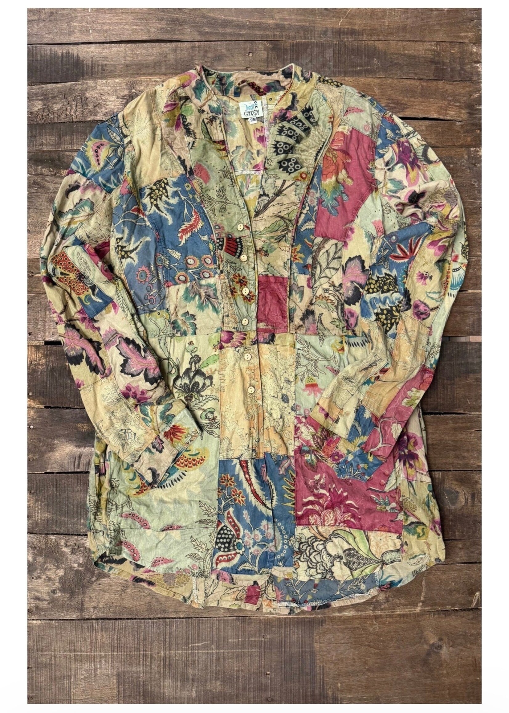 Jaded Gypsy Clothing Good Times Military Jacket - Floral