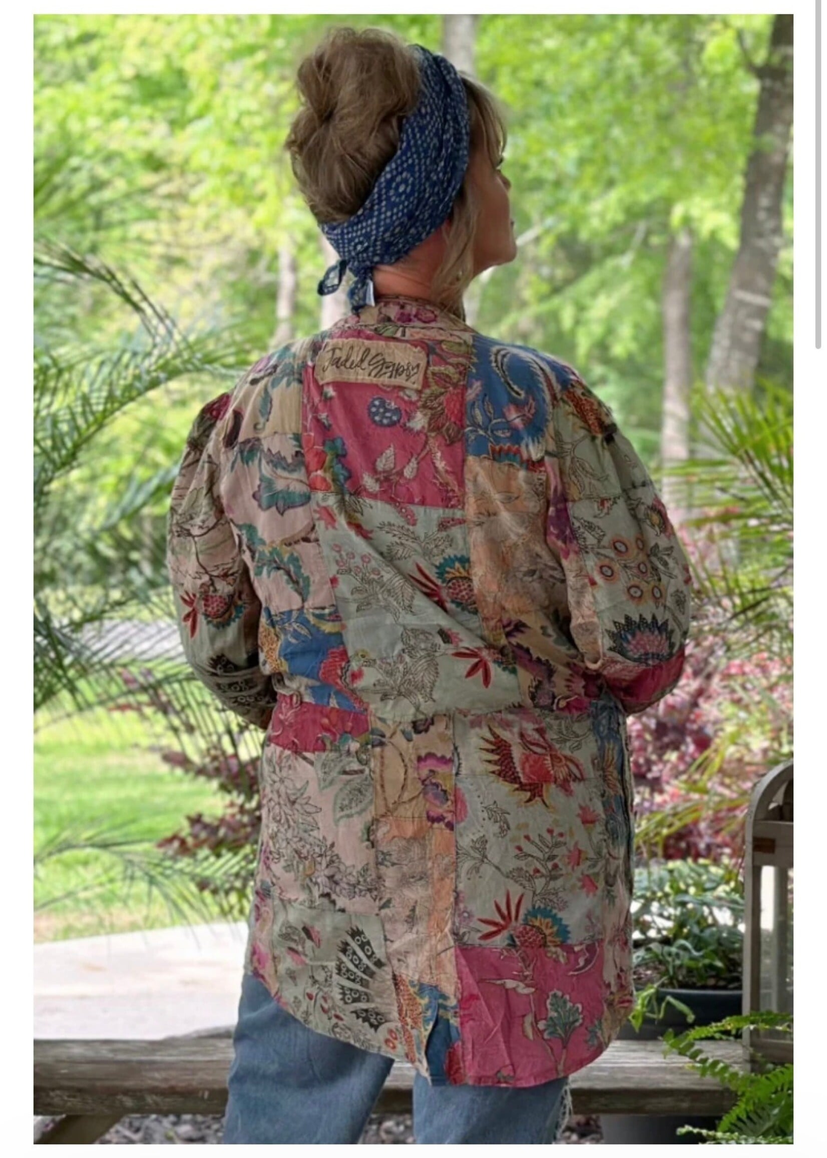 Jaded Gypsy Clothing Good Times Military Jacket - Floral