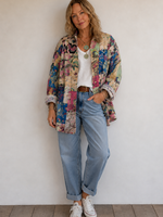 Jaded Gypsy Clothing Good Times Military Jacket - Floral