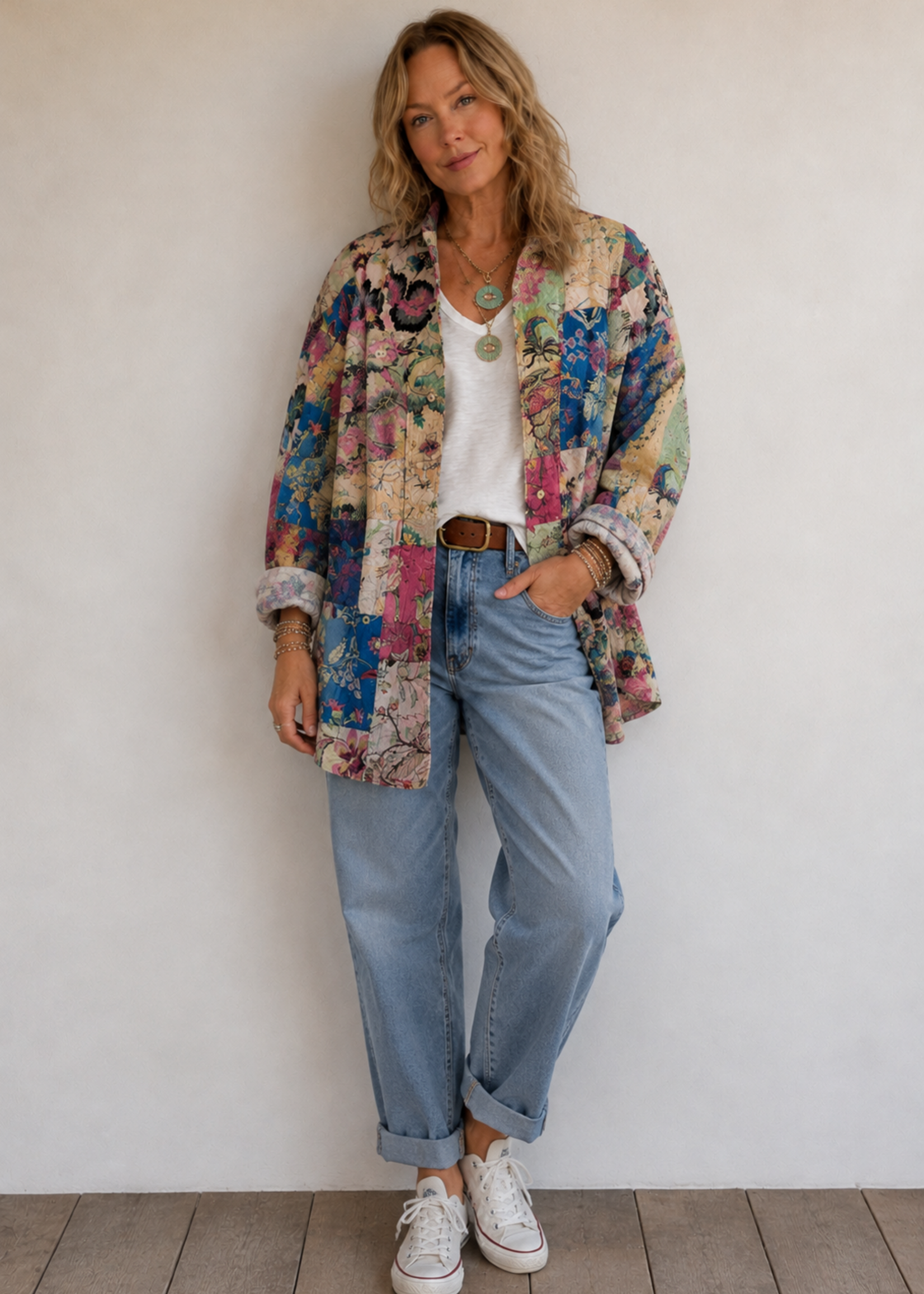 Jaded Gypsy Clothing Good Times Military Jacket - Floral