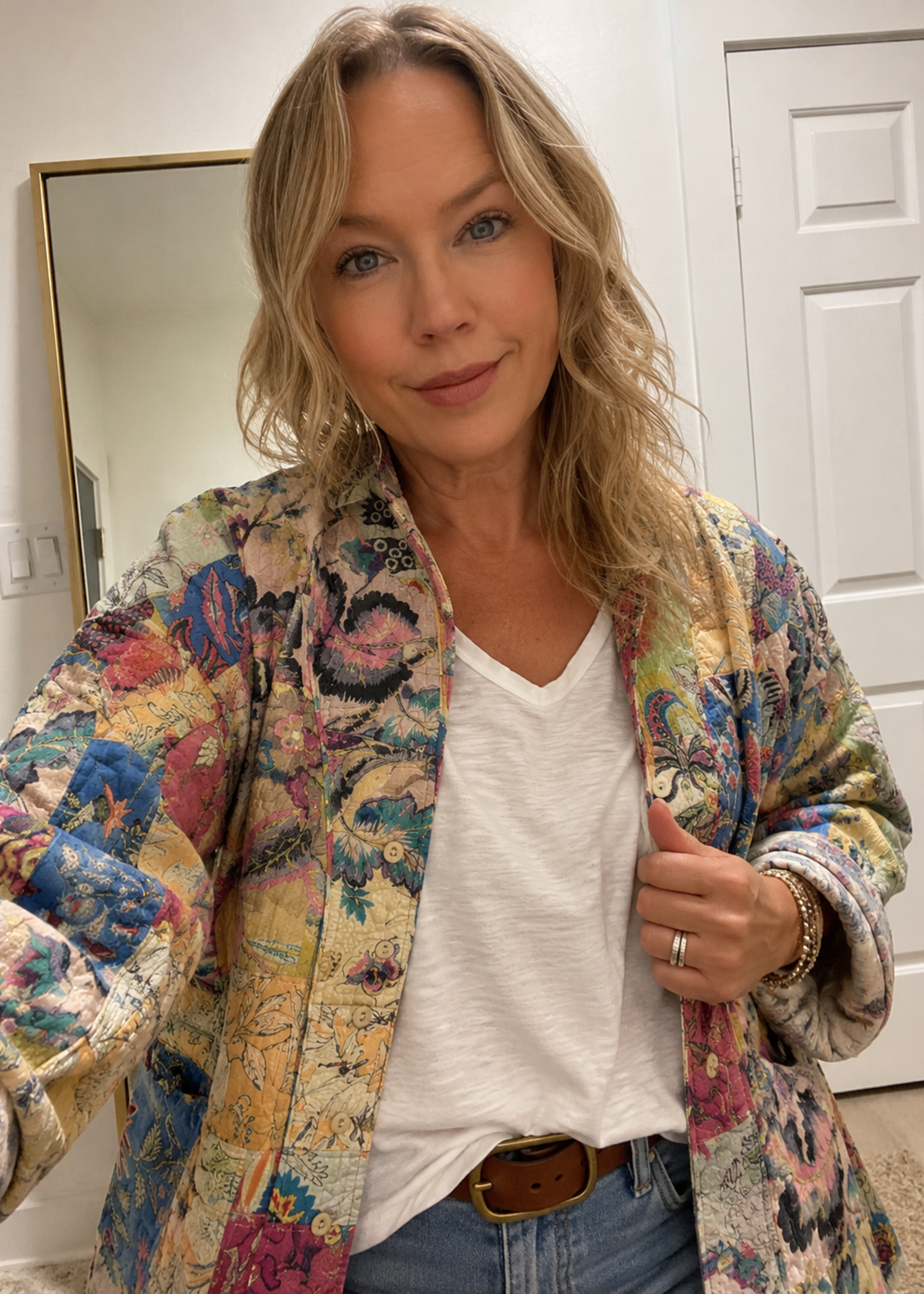 Jaded Gypsy Clothing Good Times Military Jacket - Floral