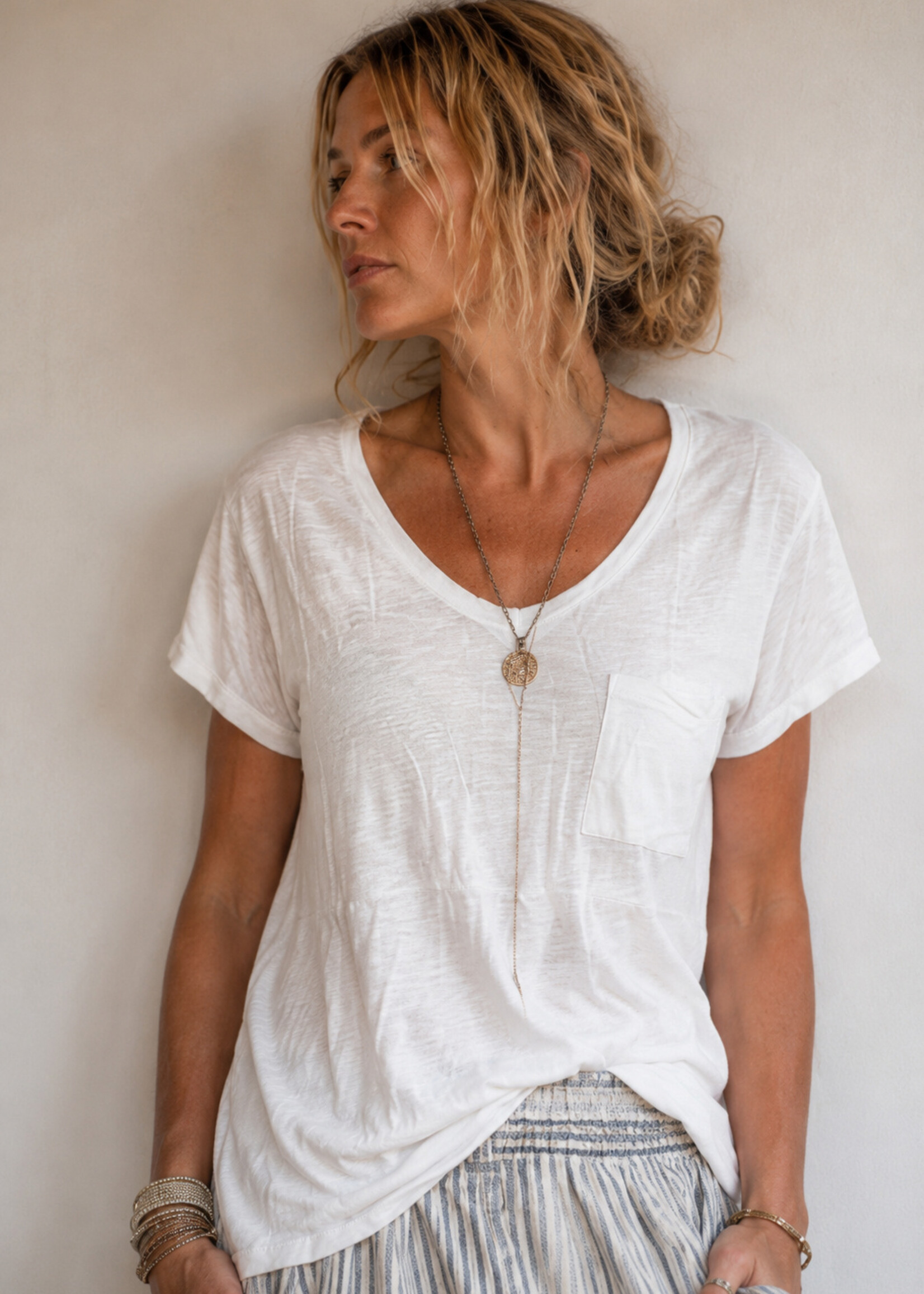 Jaded Gypsy Clothing Moon Dance V-Neck Tee