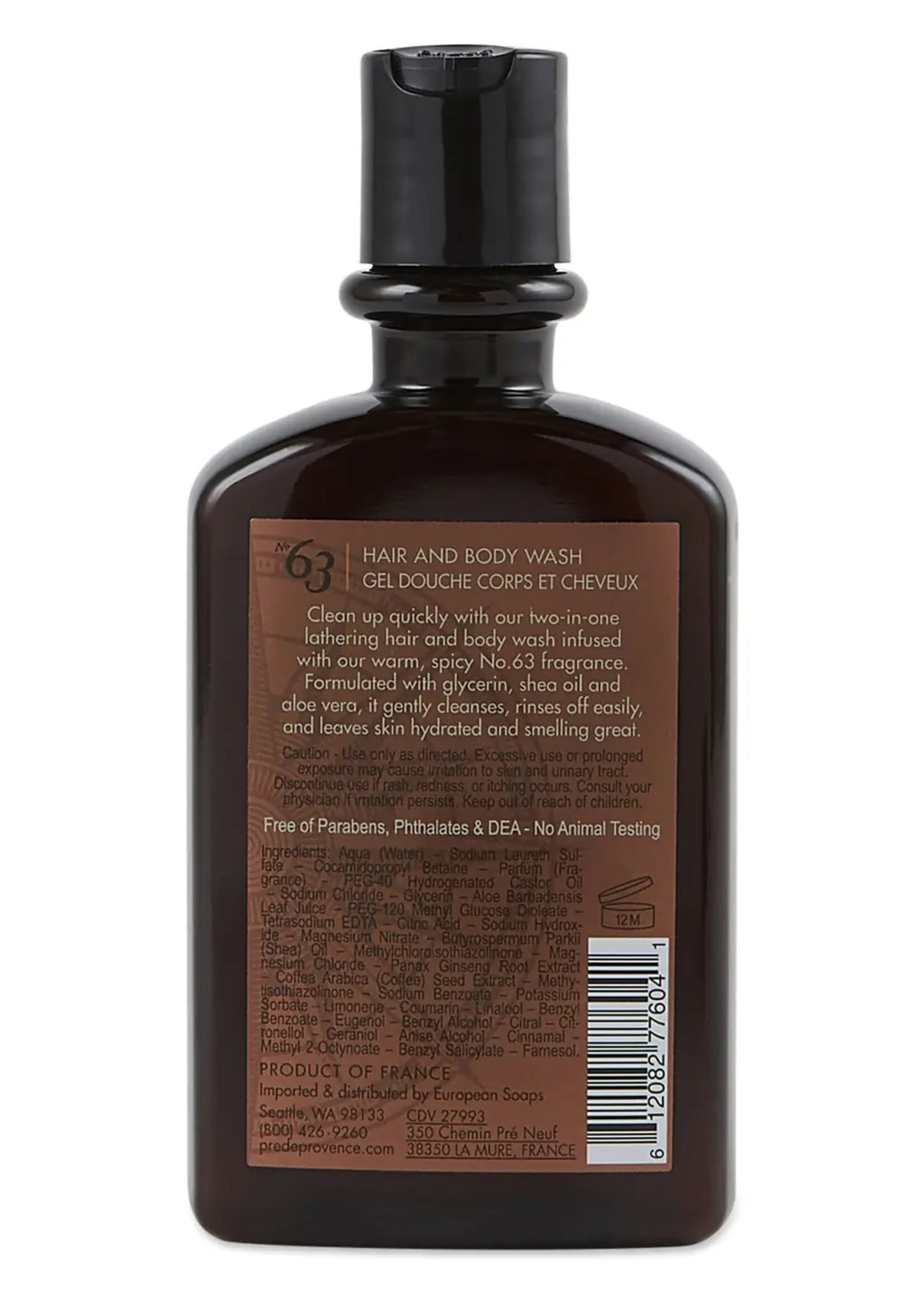 Men's #63 Hair & Body Wash 240ml