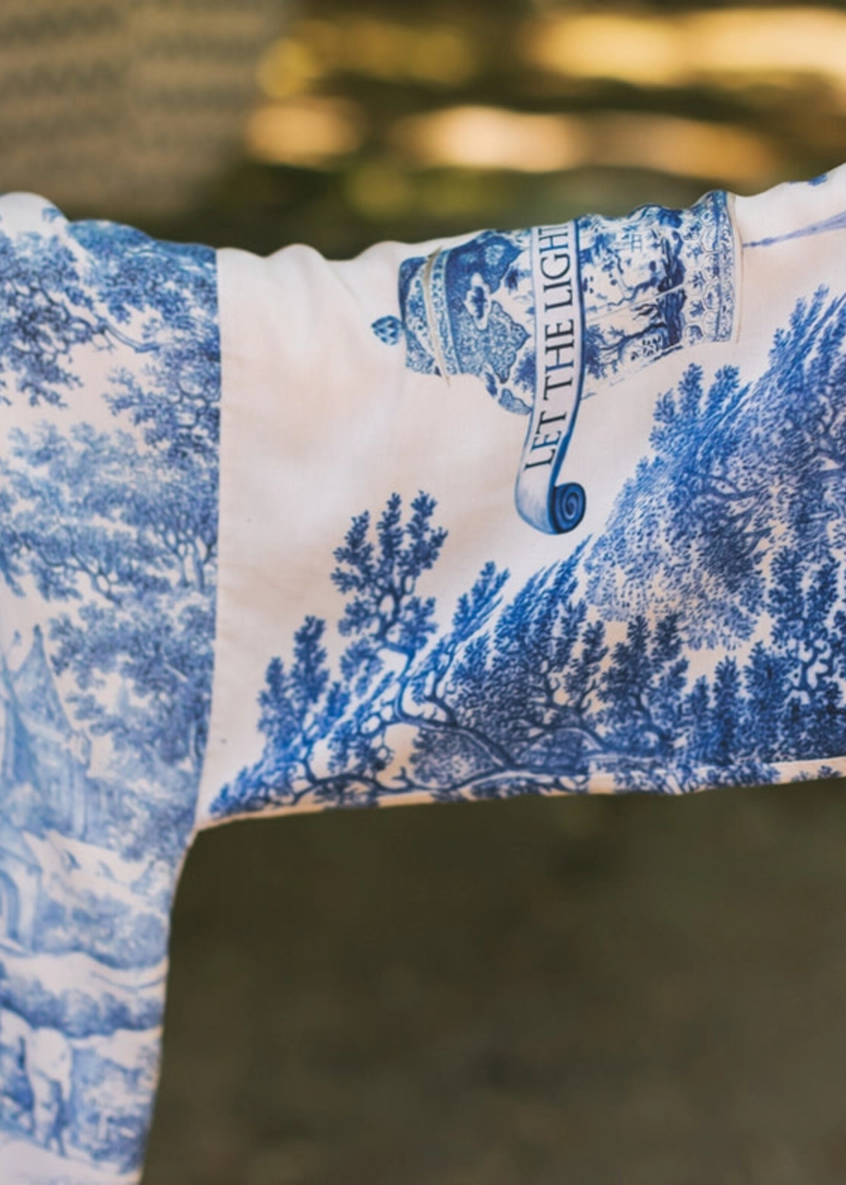 Market of Stars Let the Light in Pixie Duster w/ Blue Delft Toile