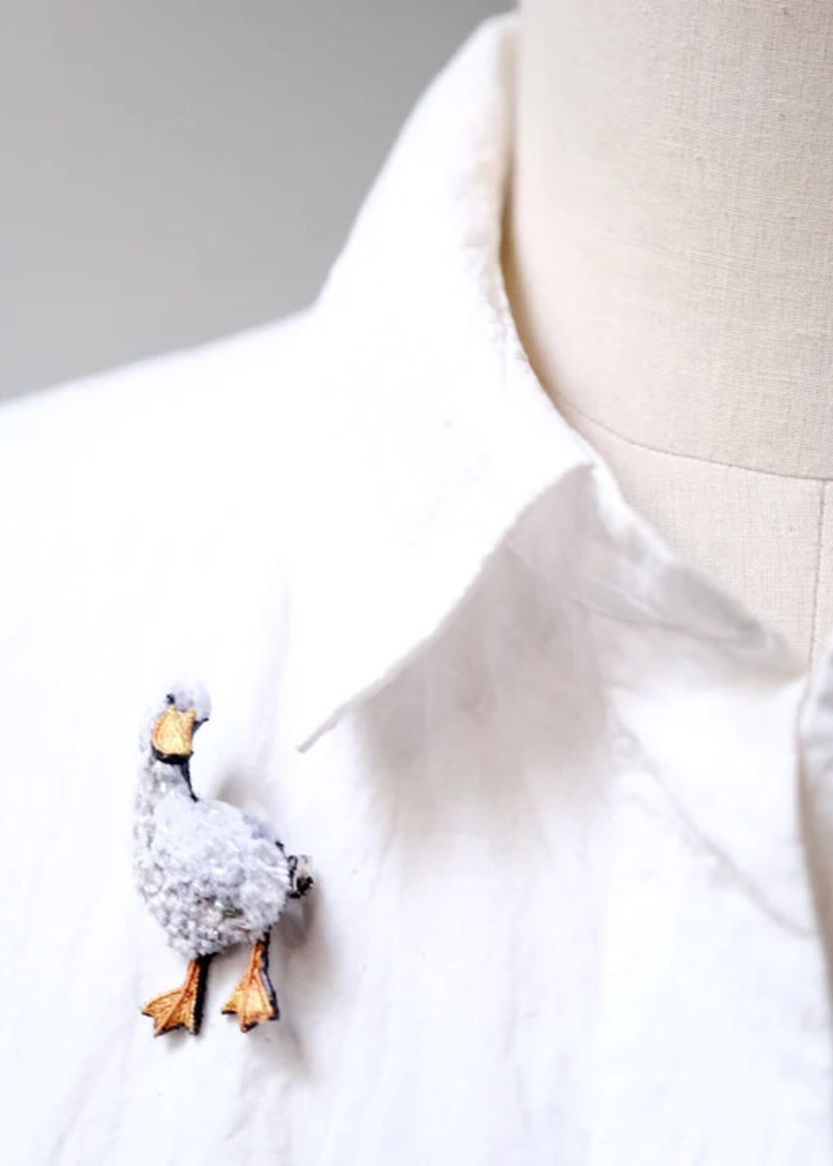 Trovelore Waddling Duck Brooch Pin PREORDER