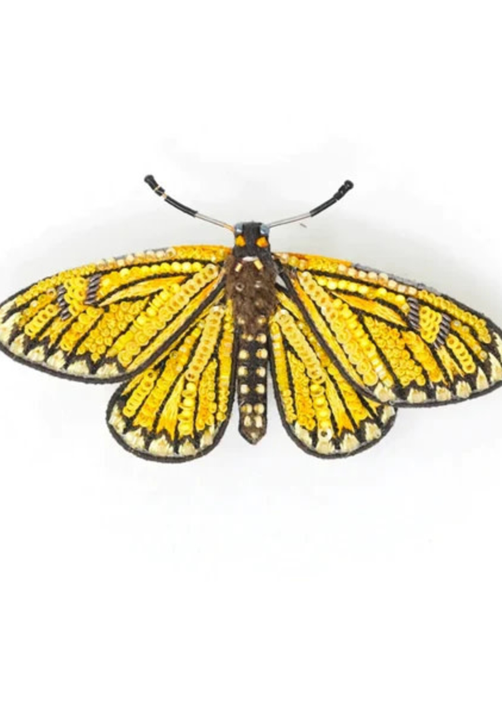 Trovelore Yellow Coster Butterfly Brooch Pin PREORDER
