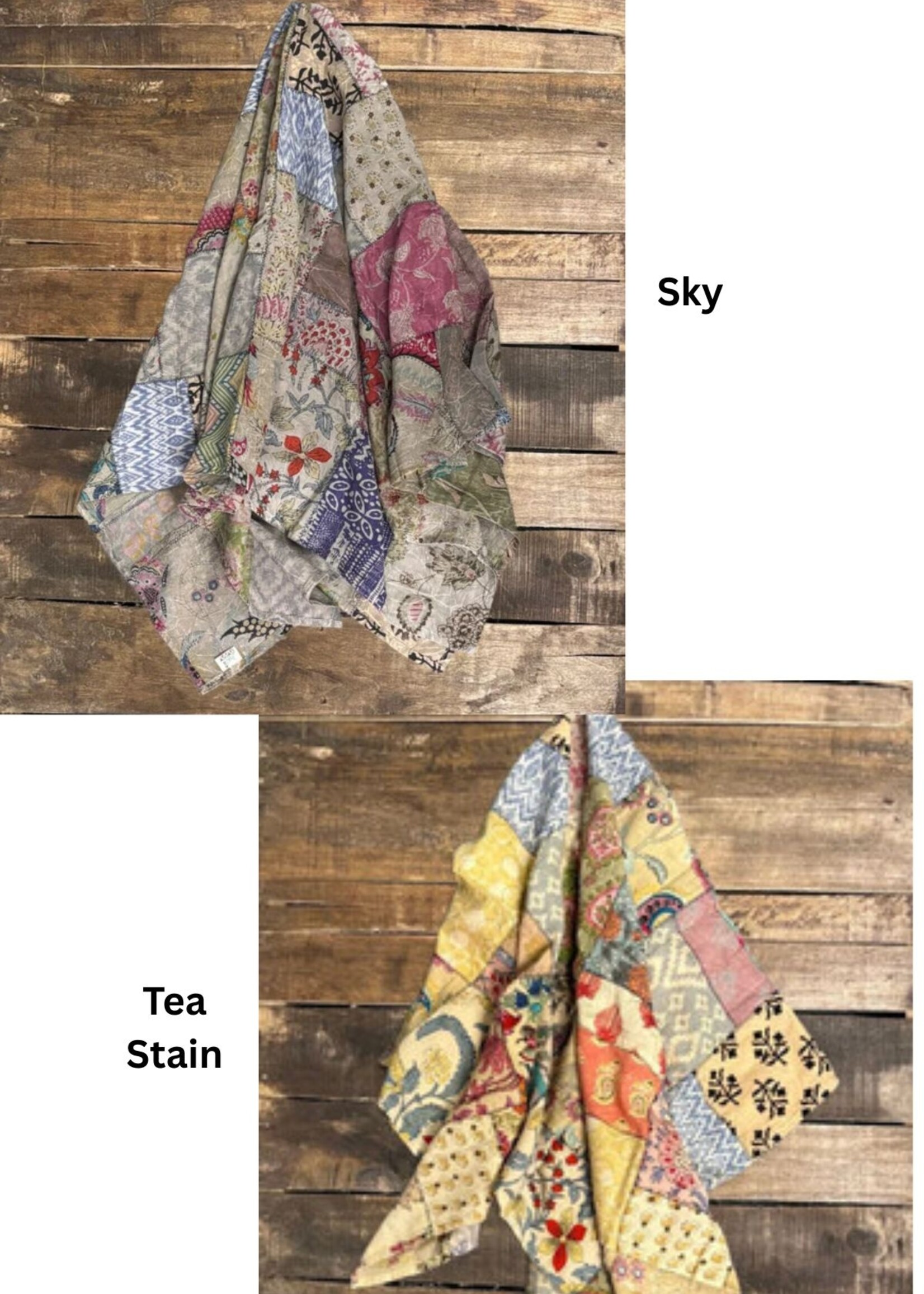 Jaded Gypsy Clothing Patchwork Love Bandana 2 Colors