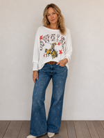 Gigi Batwing Sweater Cowgirl