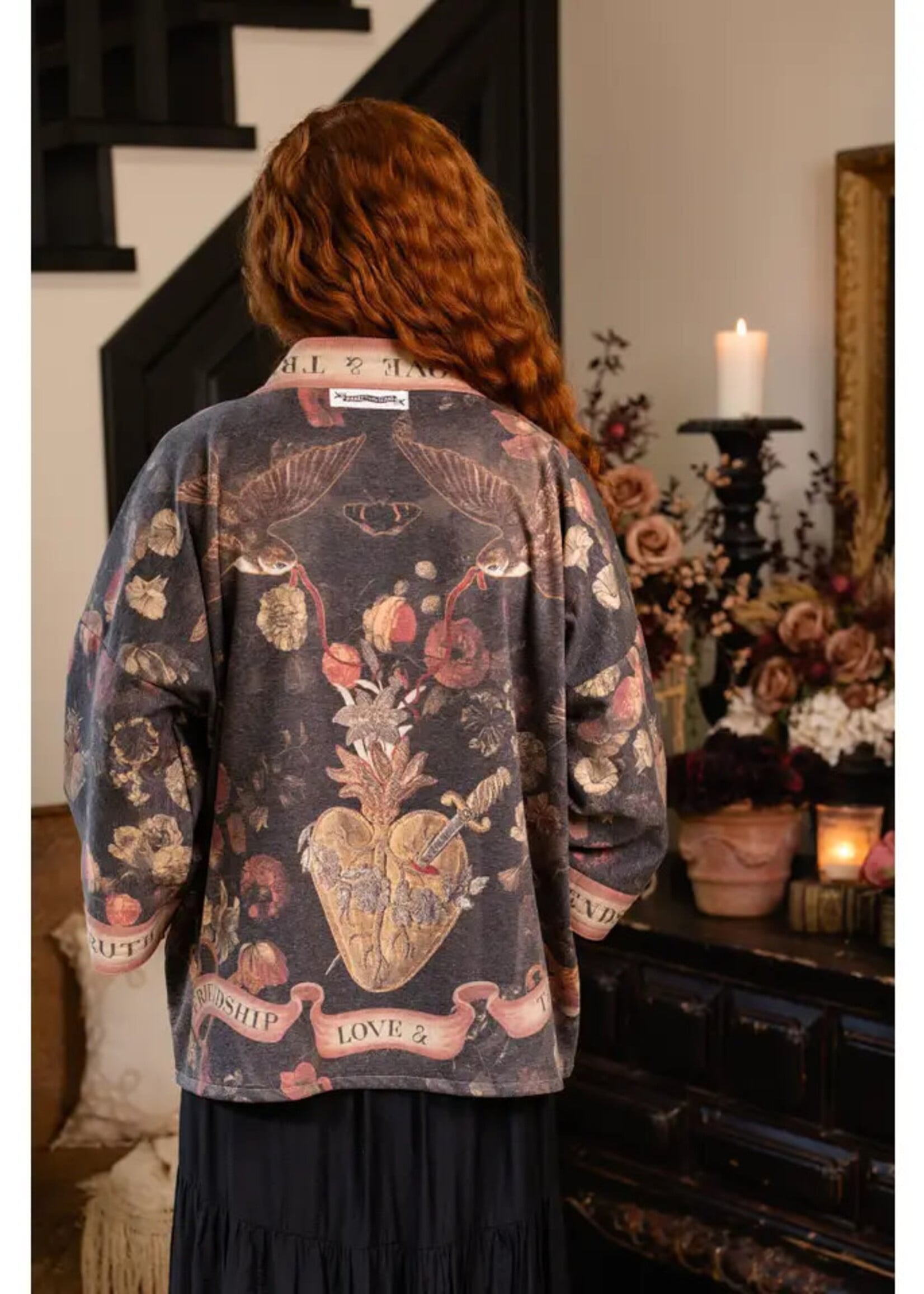 Market of Stars Heart of Gold Fleece Jacket Cardigan