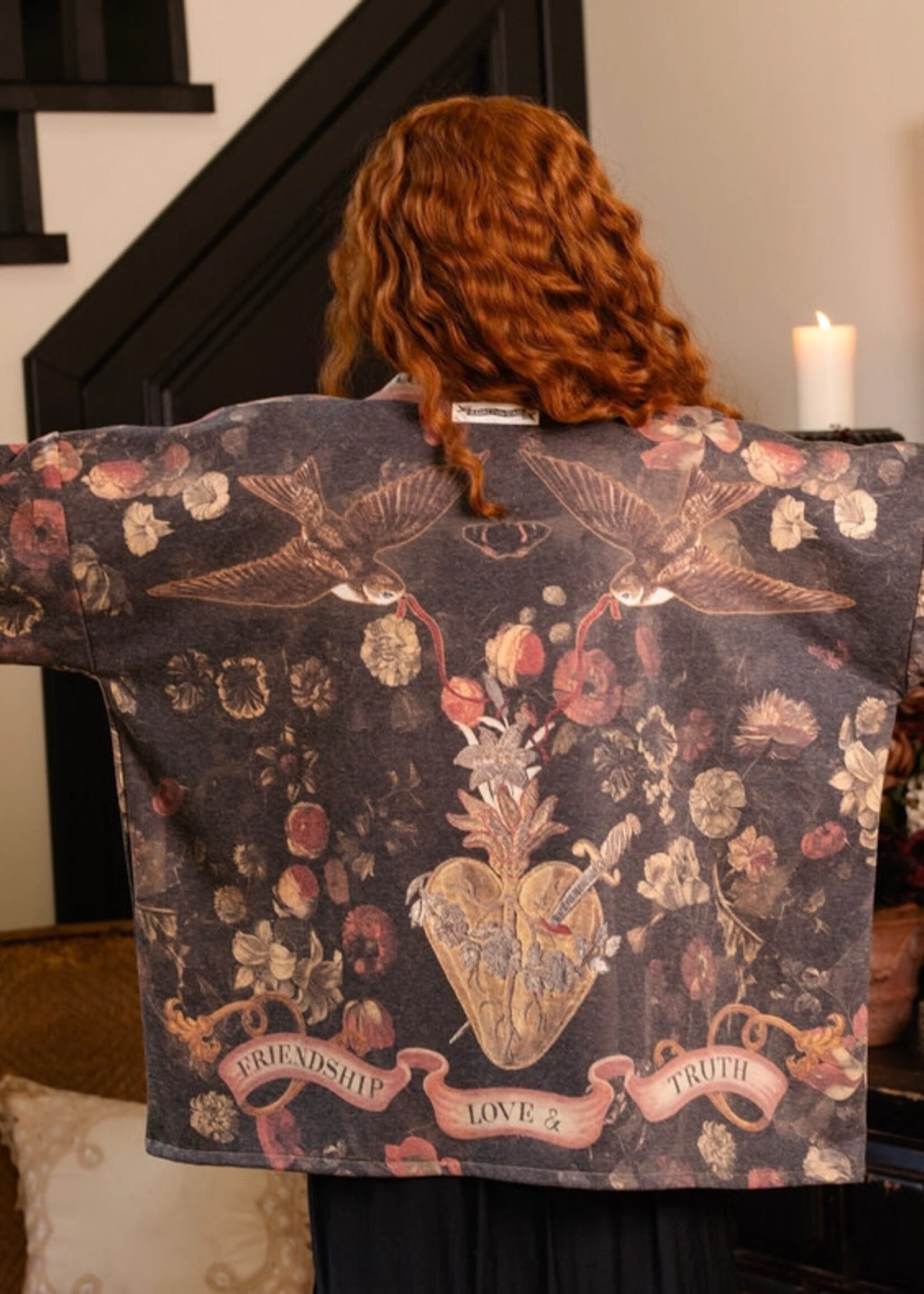 Market of Stars Heart of Gold Fleece Jacket Cardigan