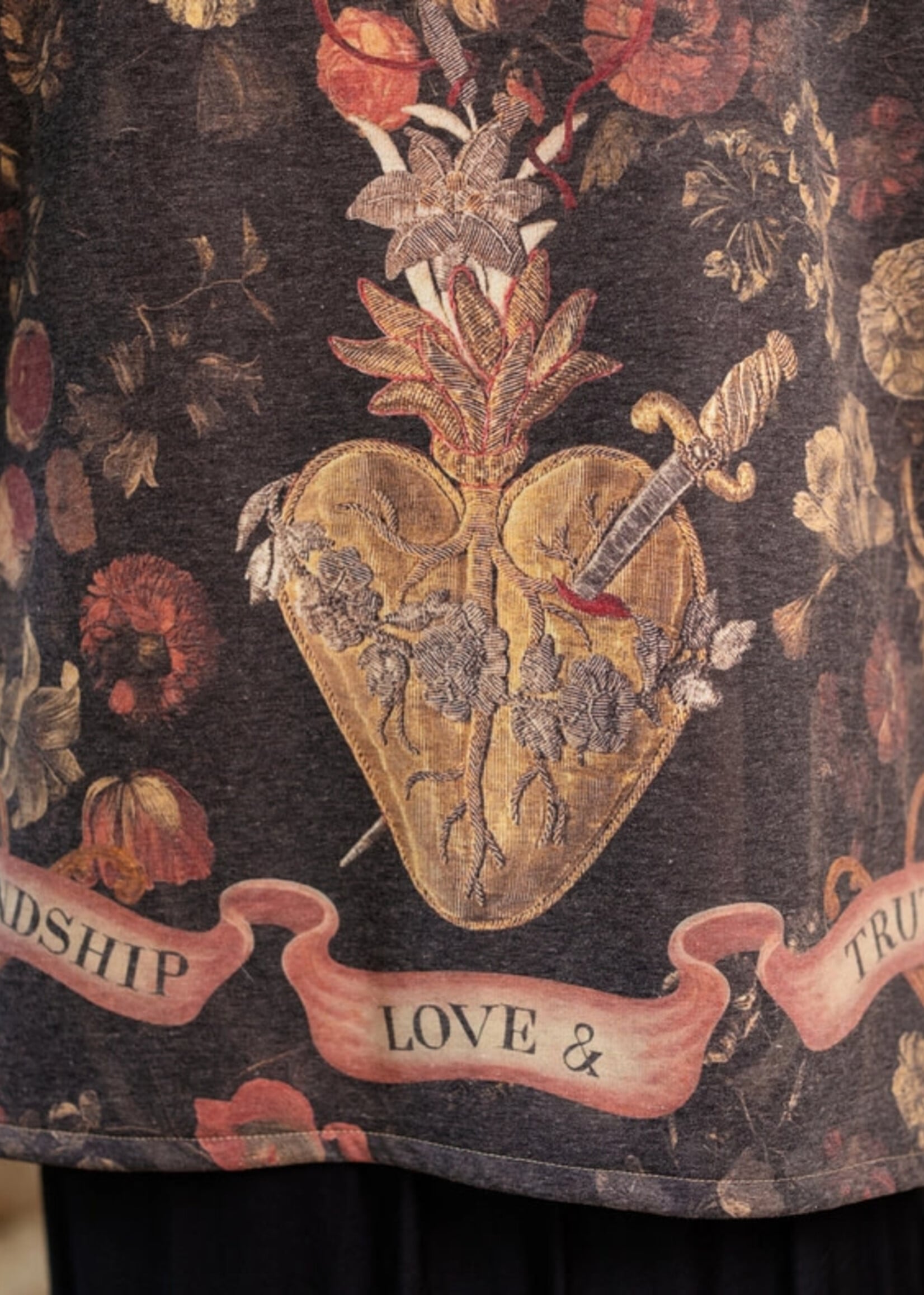 Market of Stars Heart of Gold Fleece Jacket Cardigan