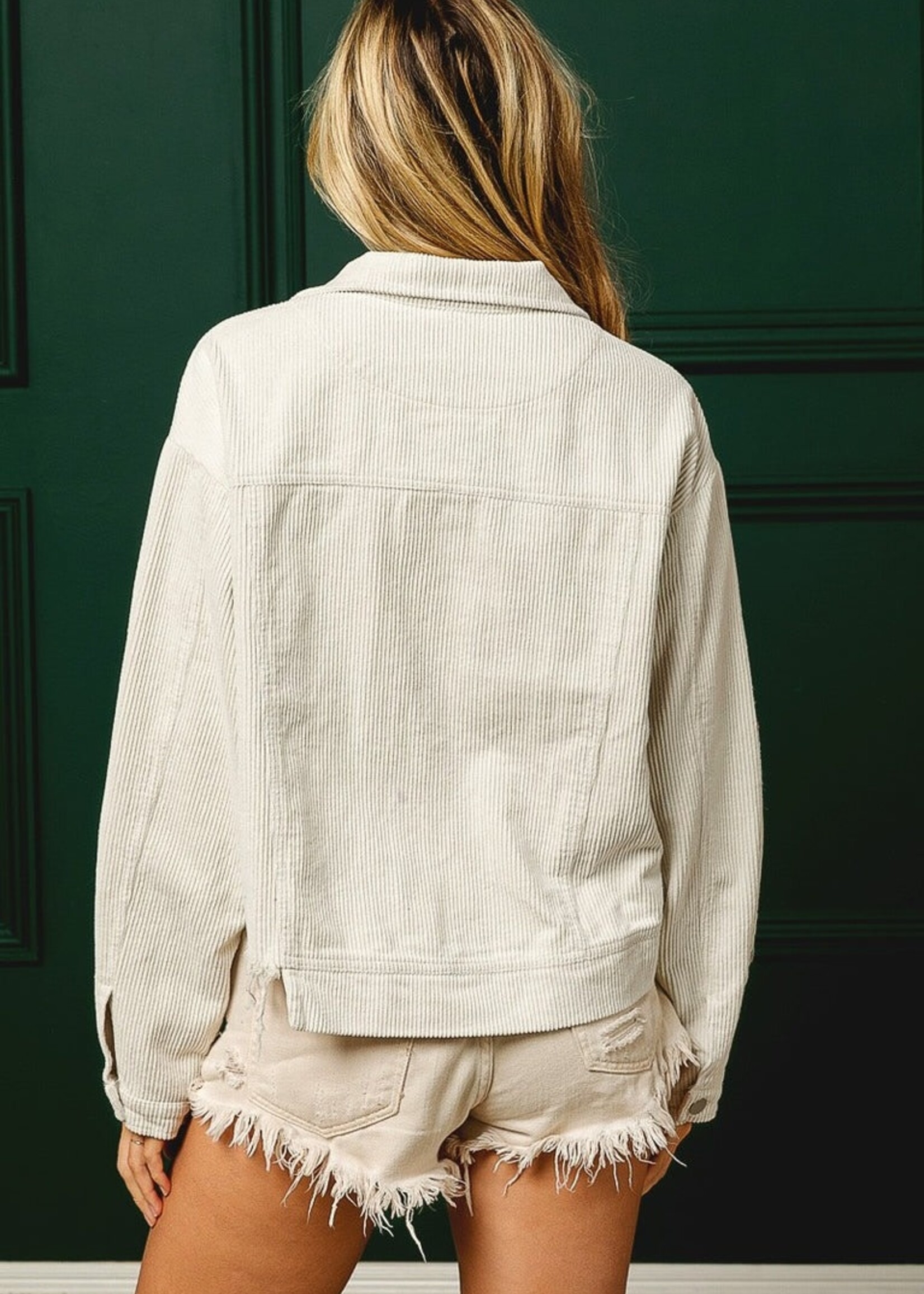 Bibi Nutcracker Corduroy Jacket - Green