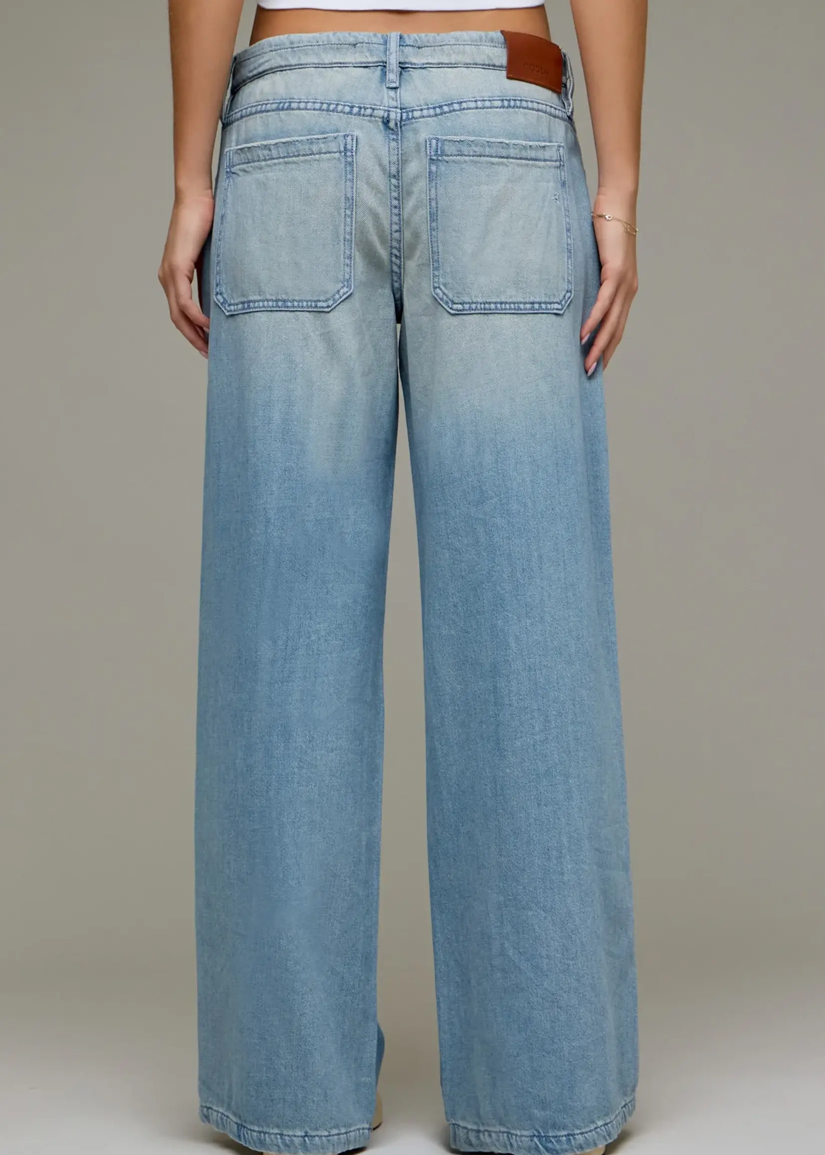 Hidden Jeans Wide Leg Drawstring Pant