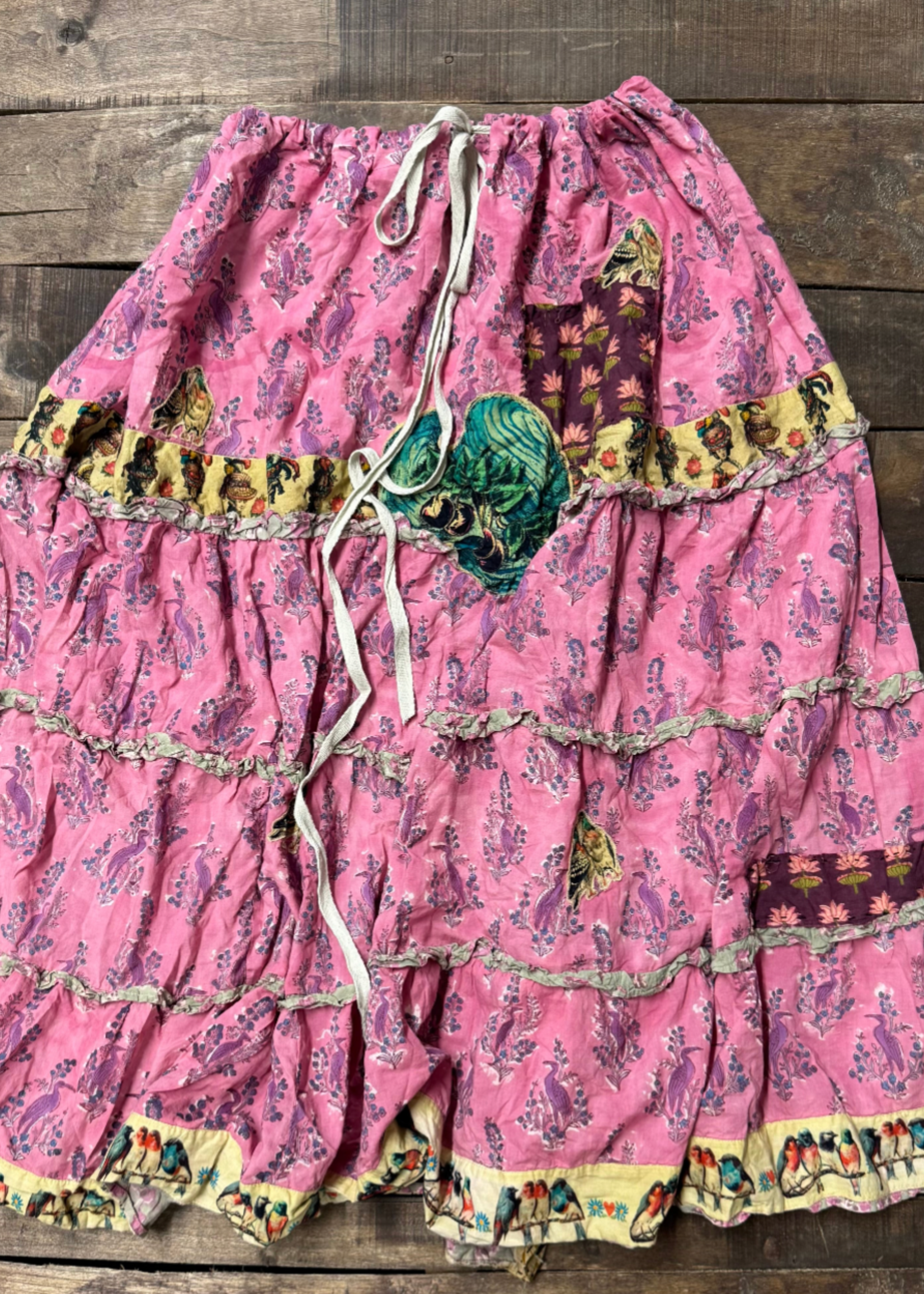 House of Jaded Gypsy Dune Light Skirt Faded Rose One Size
