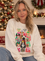 Poppy & Pine Festive Sweater Pups Sweatshirt