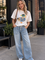 Hidden Jeans Wide Leg Drawstring Pant