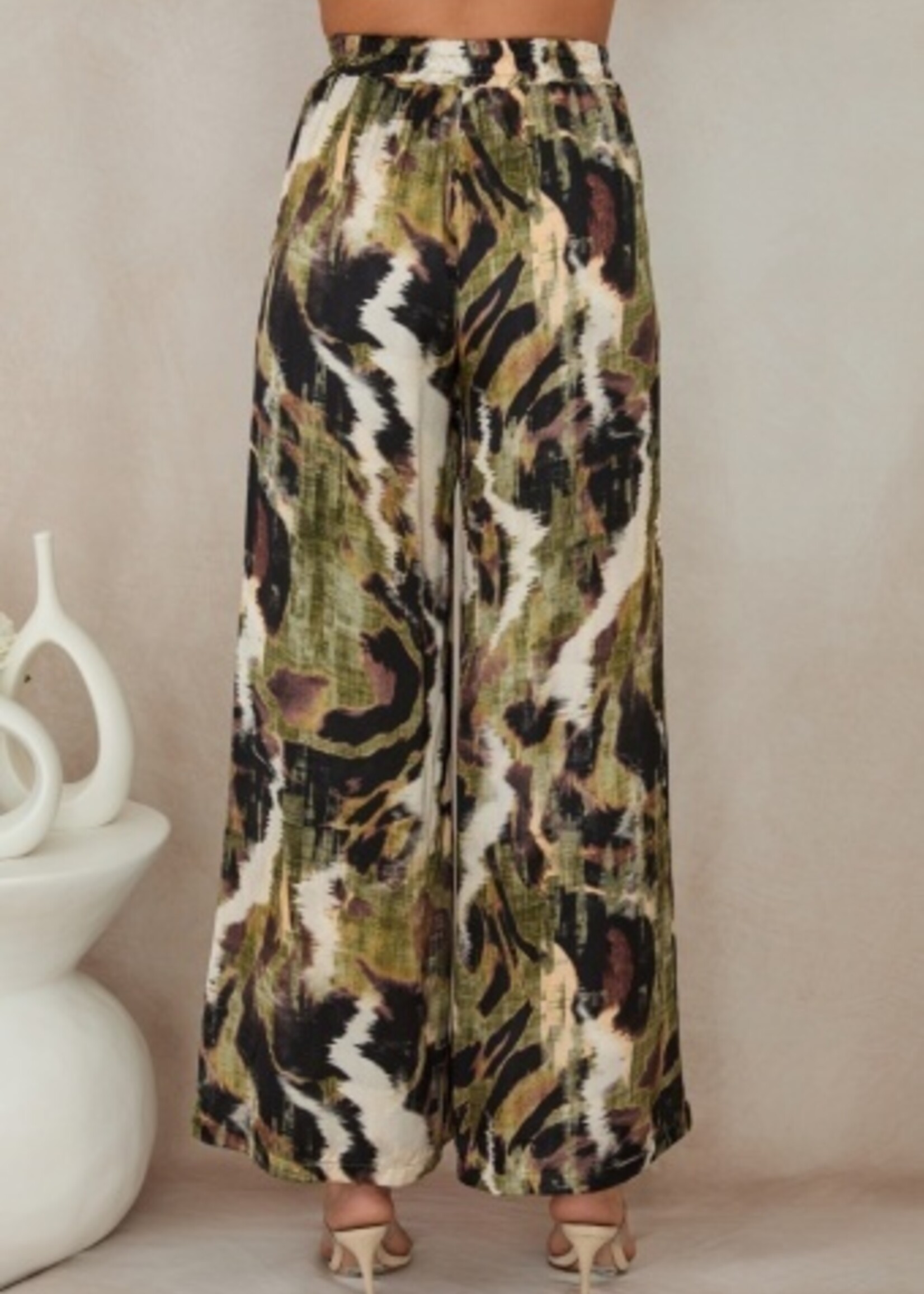 Milio Milano Watercolor Print Tank & Wide Leg Pants