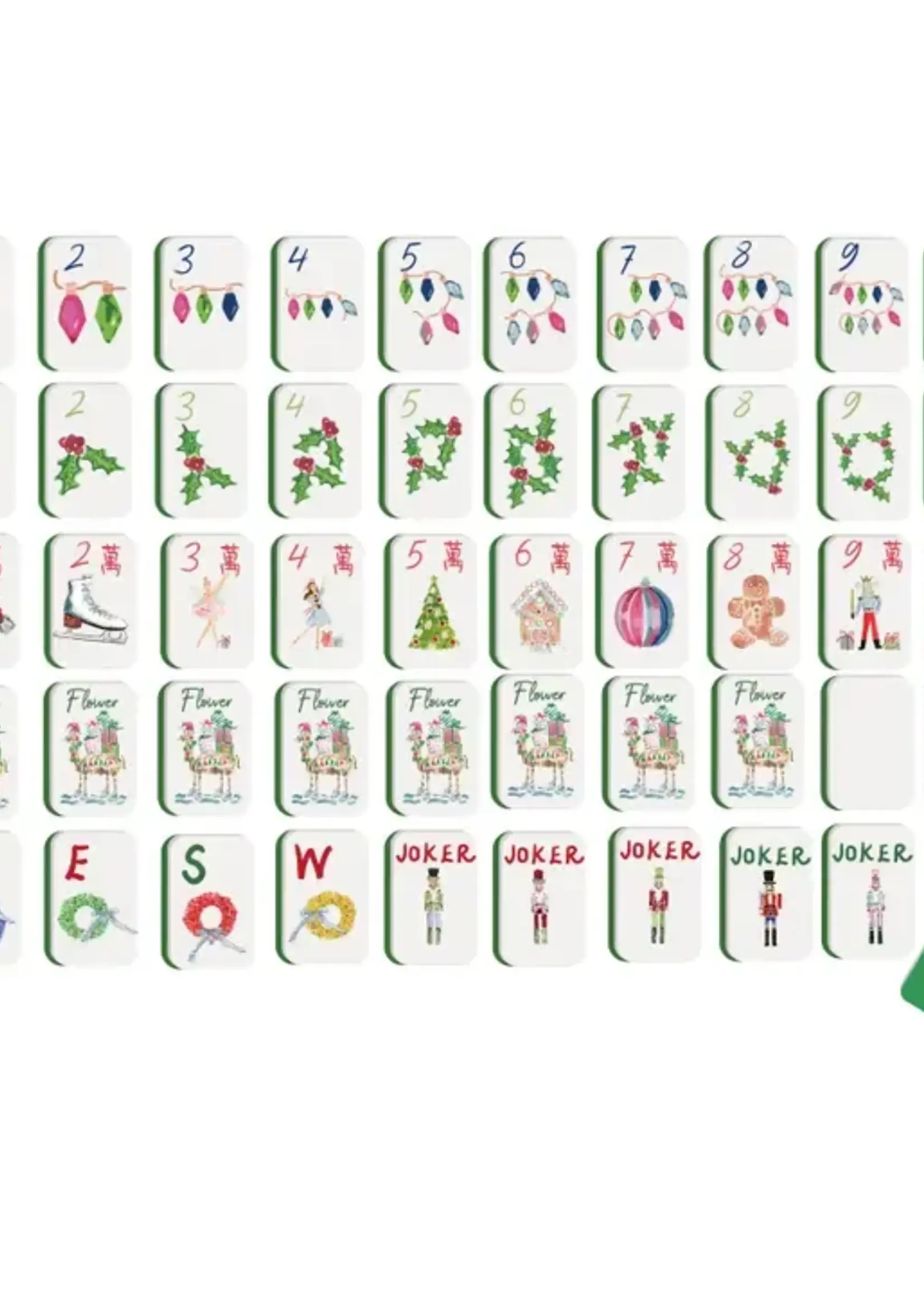 Keva Holiday Lights Mahjong Kit