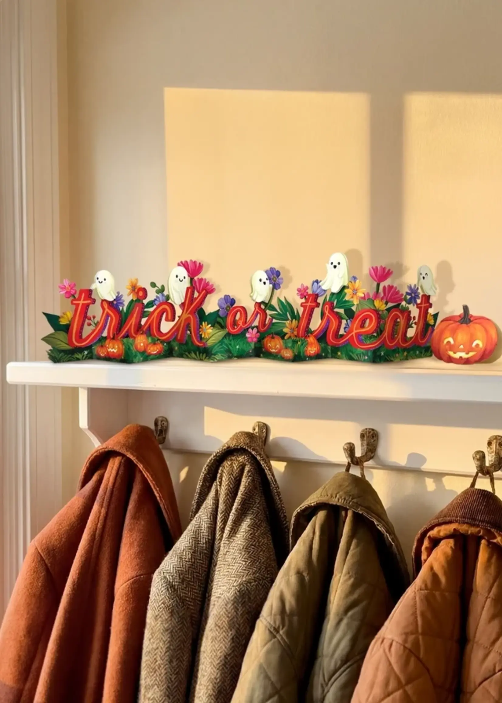 Ghostly Greetings Accordian Card